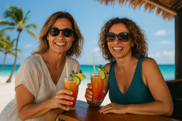 donne singole chiosco spiaggia